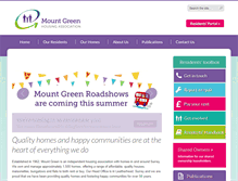 Tablet Screenshot of mountgreen.org.uk